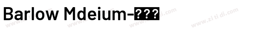 Barlow Mdeium字体转换